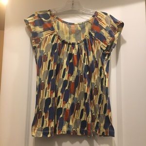 Cotton round neck summer top